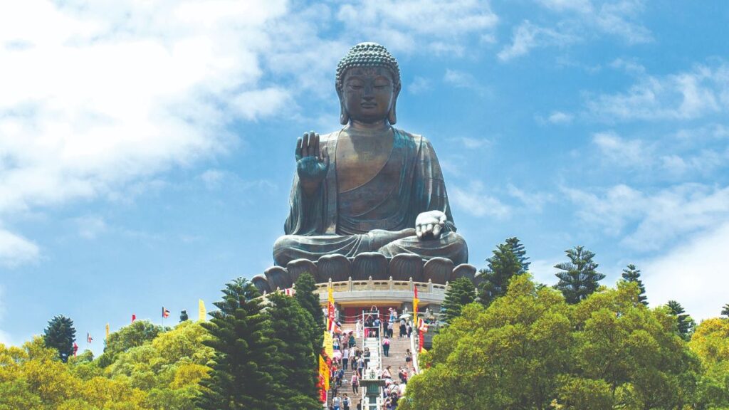 Buda gigante en Lantau Island.
