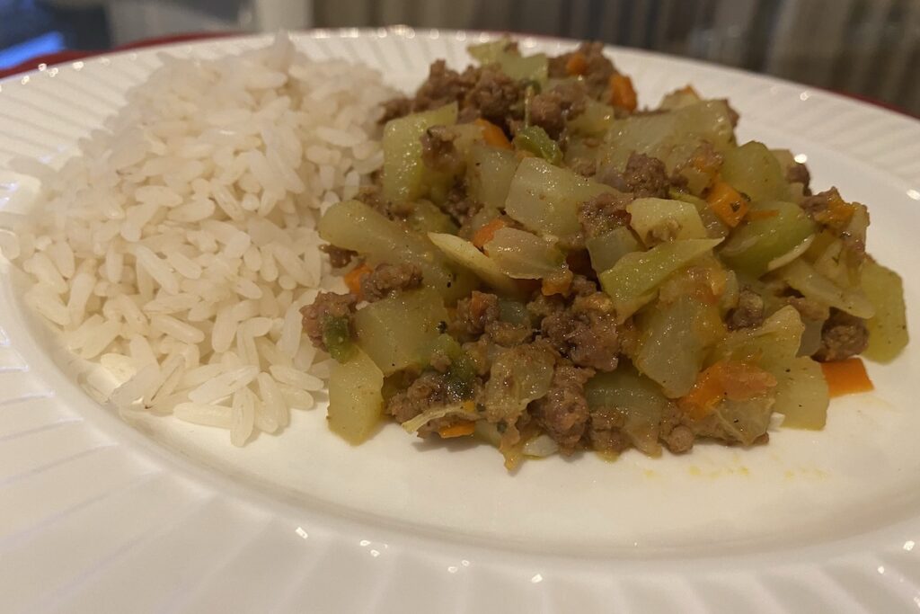 Chayote Picadillo