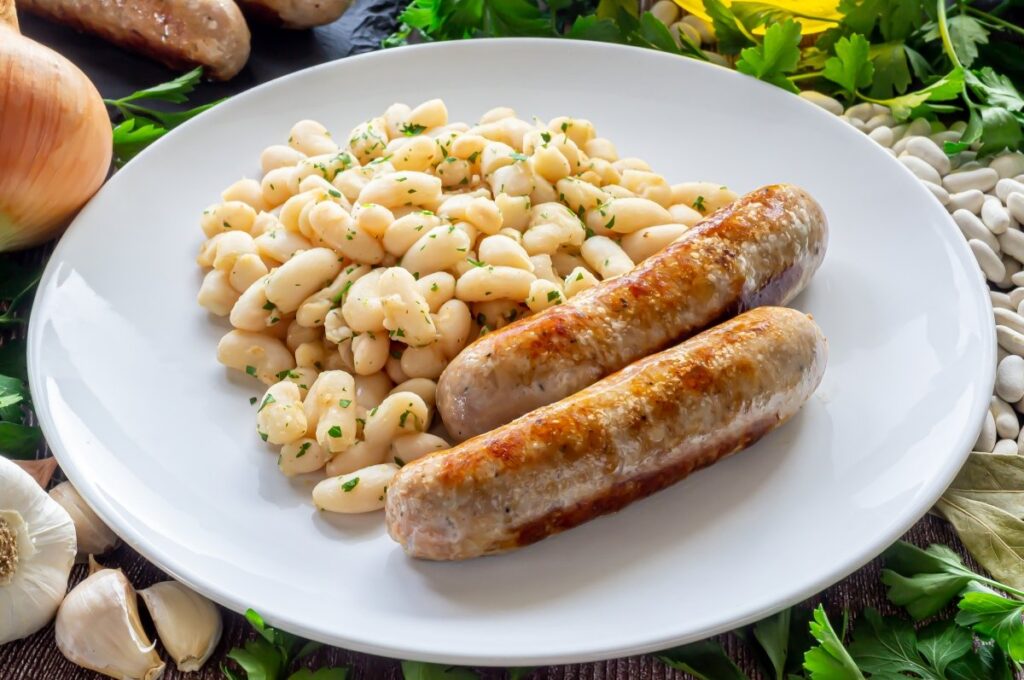 Butifarra with beans